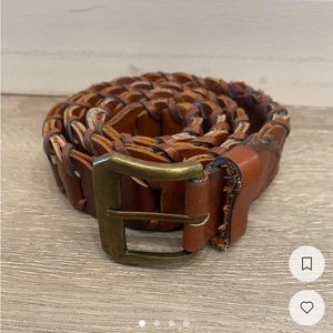 Vintage leather belt